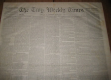 1865 Troy NY Newspaper, Gen. Sherman's Campaign, Occupation of Savannah picture