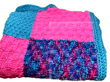 Vintage Handmade Afghan Crochet Baby Blanket Or Adult Throw Crib Sofa 60
