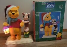 Vtg Winnie the Pooh & Piglet Animated 21 Inch 1995 Animated Light Telco Works picture