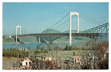 Quebec Canada Vintage Postcard c1971 Le Pont Pierre Laporte Unused Chrome picture