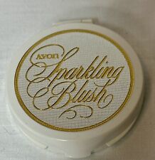 Vintage AVON Makeup Compact Sparkling Blush, Sparkling Peach, W Unused Product picture
