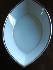 KPM Porcelain Dish. KPM Berlin White With Cobalt Blue And Gold Design Around The picture