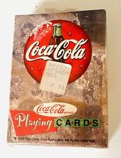 Vintage New Factory Sealed Coca Cola Playing Cards 1998 Polar Bear Made In USA picture