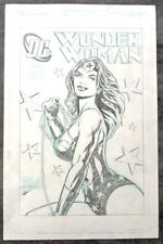 Signed Luis Henriques Wonder Woman Tryout Cover 11X17 picture