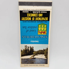 Vintage Matchcover Saskatchewan Fishing picture