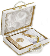 Holy Quran Set with Pearl Case,  Holy Quran, Muslim Gift, Ramadan, Eid, White picture