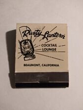 Vintage Matches From Rusty Lantern Cocktail Lounge Beaumont California picture