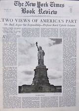 STATUE OF LIBERTY ISOLATED AMERICA  RUNIC STONE THE ARKANSAS HOLLAND 1940 May 26 picture