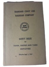 Seaboard Coast Line Railroad Company Saftey Rules For Train Engine And Yard Empl picture