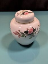 WEDGWOOD GINGER JAR - Hathaway Rose - Bone China - Made In England - Beautiful picture