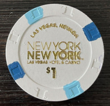 New York New York Hotel  & Casino The Strip Las Vegas NV Current $1 Casino Chip picture