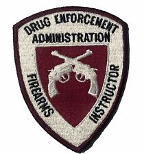 Vintage Drug Enforcement Administration - Instructor of Firearms. RARE RARE. DEA picture