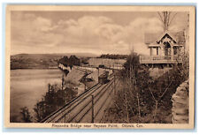 c1950's Alexandra Bridge Near Nepean Point Ottawa Canada Posted Postcard picture