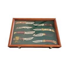 North American Hunting Club Heritage Collection 8 Knives  With Display Case picture