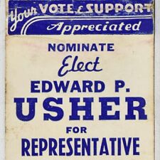 1950s Edward P Usher Congress State Representative Grafton Worcester County MA picture