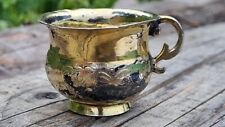 Vintage russian small  gilt silver coin(token) cup 1724 picture
