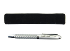 Jaguar Silver Carbon Fiber Ballpoint Pen (New Old Stock) picture