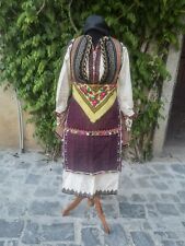 Young woman's antique ethnic costume from villages under Suva Gora picture