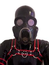 Black PBF Fetish Rubber Gas Mask  picture