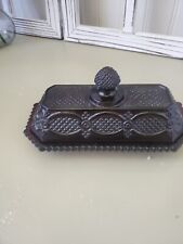 Vintage AVON Ruby Red 1876 Cape Cod Glass Covered Butter Dish picture