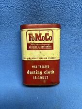 Vintage Ford FoMoCo Wax Treated Dusting Cloth Tin Can IA-19517 Cloth Included picture