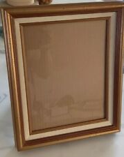 Vintage Gold Linen Wooden Picture Art Photo Frame 10x12x1.5n picture