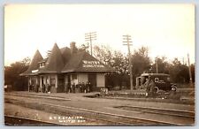 Canada Whitby Ontario Whitby Junction GTR Station RPPC Vintage Postcard picture