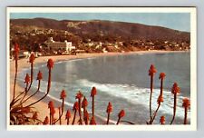 Laguna Beach CA-California, Art Colony, Residential City, Vintage Postcard picture