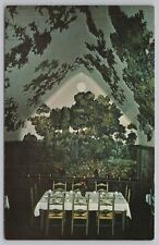 State View~Garden Room Red Geranium Restaurant New Harmony IN~Vintage Postcard picture
