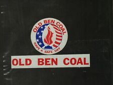 2 OLD BEN COAL CO. FROM EARLY 80'S COAL MINING STICKERS # 62 picture