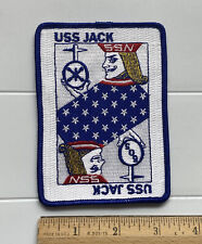 USS Jack SSN-605 US Navy Submarine Sub Embroidered Souvenir Repro Patch Badge picture