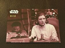 2019 Topps Star Wars Empire Strikes Back Black & White Red Hue /10 Card 145 NM picture