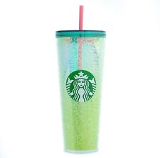 Starbucks  Venti Tumbler 2022 Yellow and Green Ombre Bubbles Cup, 24oz 011130481 picture
