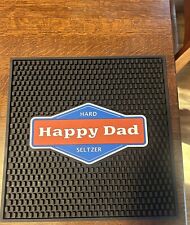 Happy Dad Spill Bar Mat Black Rubber picture