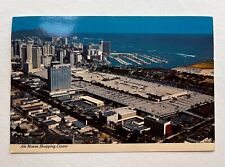 Vintage Postcard, Ala Moana Shopping Center Postcard, Hawaii 1965 picture