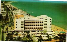 1958 Biltmore Terrace Hotel Miami Beach Florida Vintage Postcard Posted Aerial picture