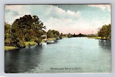 Lacona NH-New Hampshire, Winnipesaukee River, Vintage Postcard picture