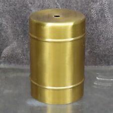 VTG Large Brass Plated Can for Lamp Base - 4