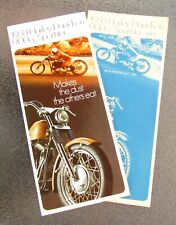 1970 Harley-Davidson 900cc Sportster Motorcycle Brochure And Separate Price List picture