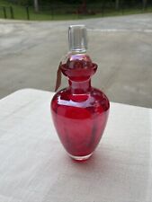 Vintage Cranberry Decanter With Stopper picture