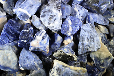 Sodalite - Rough Rocks for Tumbling - Bulk Wholesale 1LB options picture