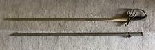 Antique French Army Prussian Cavalry Sword Saber and Scabbard Dated 1889 picture