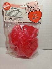 1988 Valentines Wilton Sweetheart Cookie Cutters Set Vintage Heart New/Sealed picture