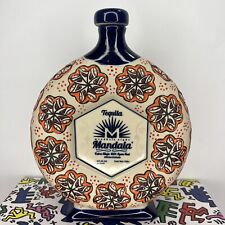 Tequila Mandala Extra Anejo Limited Edition Empty Ceramic Bottle 2021 Hand Paint picture