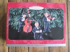 NEW Hallmark Ornament Larry Moe & Curly The Three Stooges Orchestra Set 1998 BOX picture