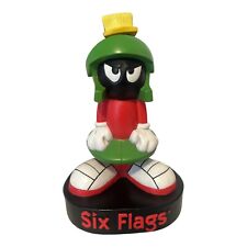 Vintage 1997 Six Flags MARVIN THE MARTIAN Looney Tunes Plastic Coin Bank 11x7 picture