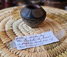Native American COCHITI  pueblo pottery vintage Vase Vessel Miniature Antient picture