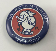 Vintage Mammoth Mountain Ski Lodge ~ Mammoth Mountain, CA. Button / Pinback picture