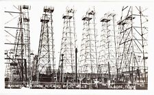 Kilgore Business Buildings Replaced By Oil Wells RPPC 1940 Unused Real Photo TX picture