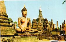 Vintage Postcard- Budha's Image, Wat Mahathat, Sukhothai picture